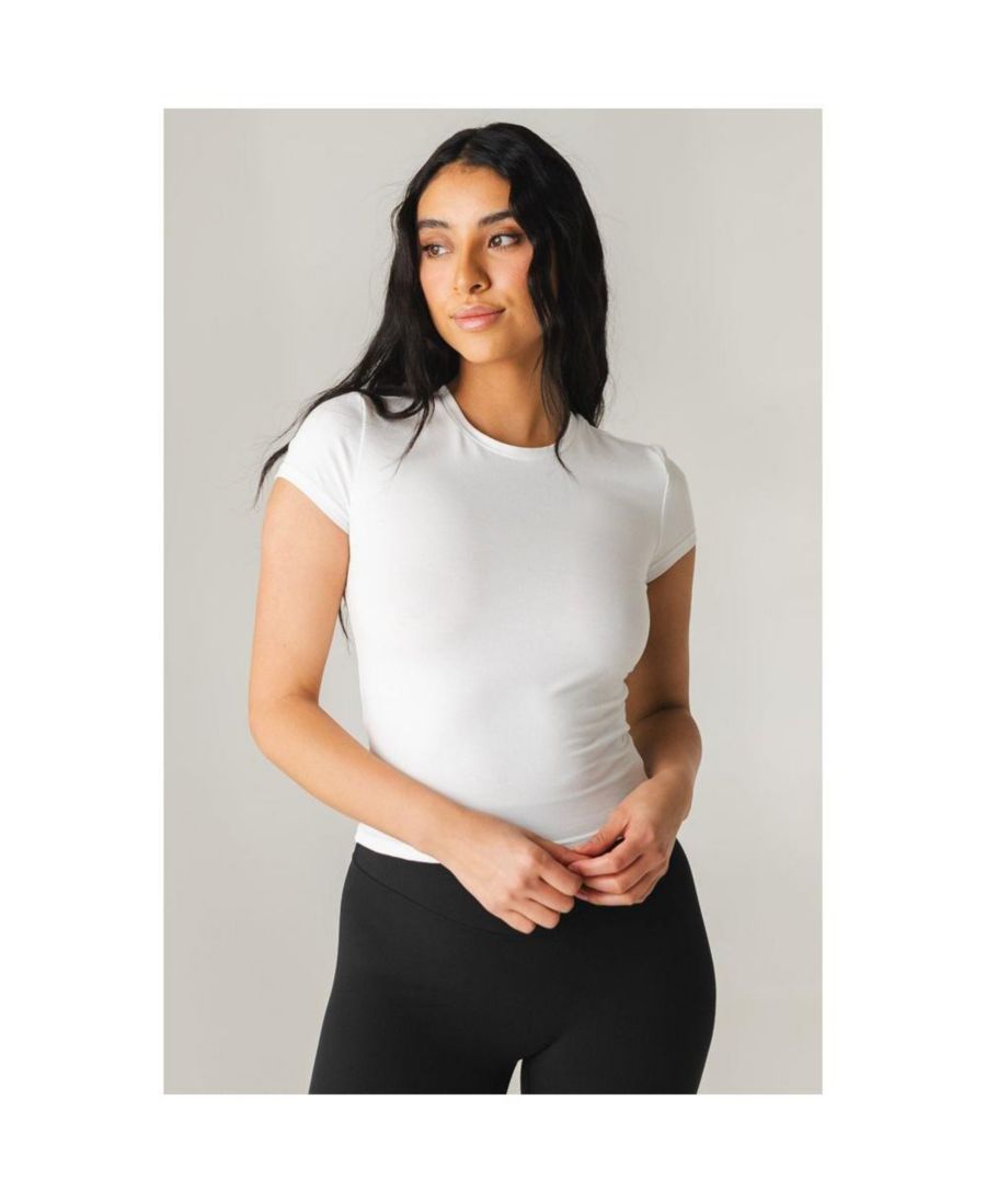 

Женская базовая футболка Vitality, Snow, Белый, Женская базовая футболка Vitality, Snow