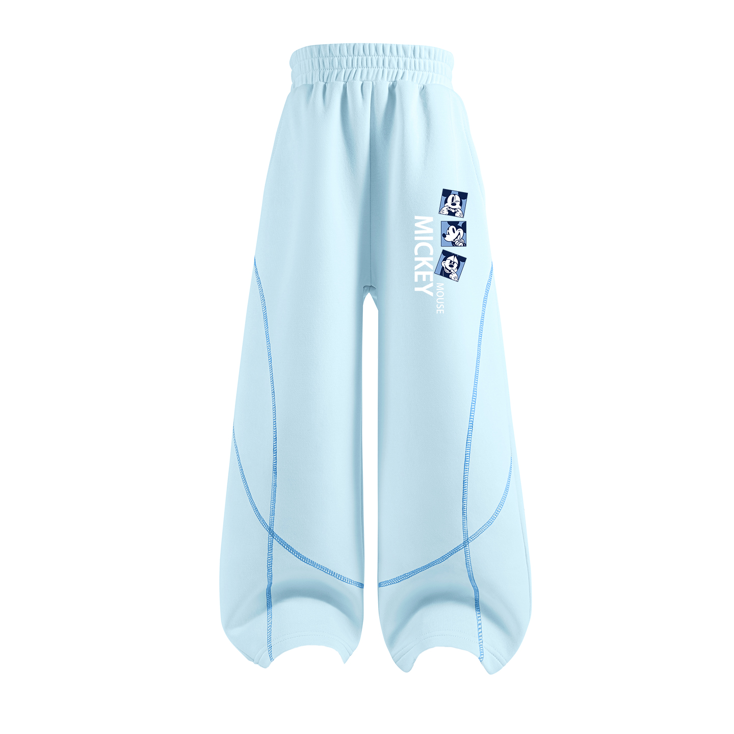 

Детские вязаные спортивные штаны Disney, disney frame with mickey mouse and pudding синий lens