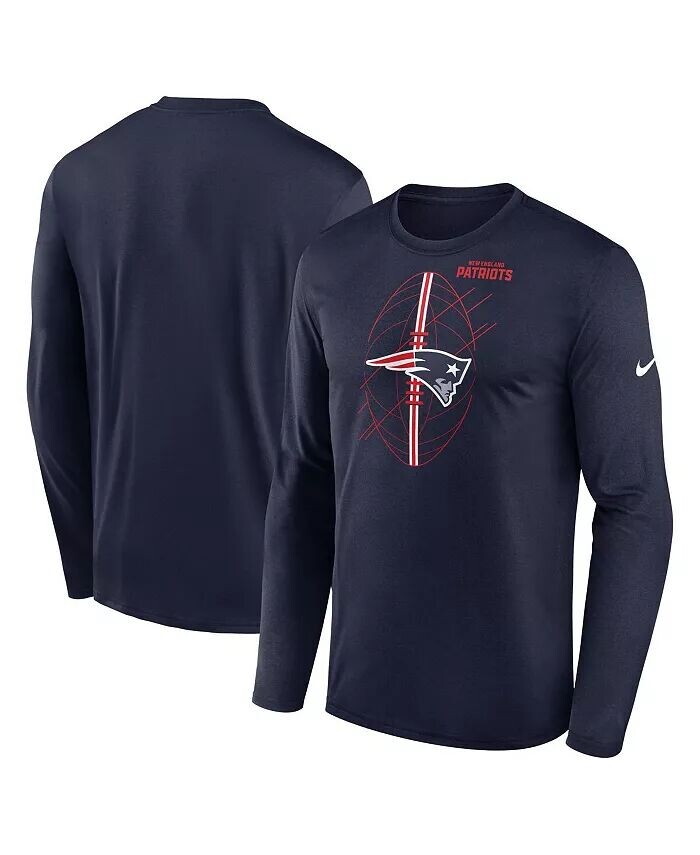 

Футболка мужская Navy New England Patriots Legend Icon с длинным рукавом Nike