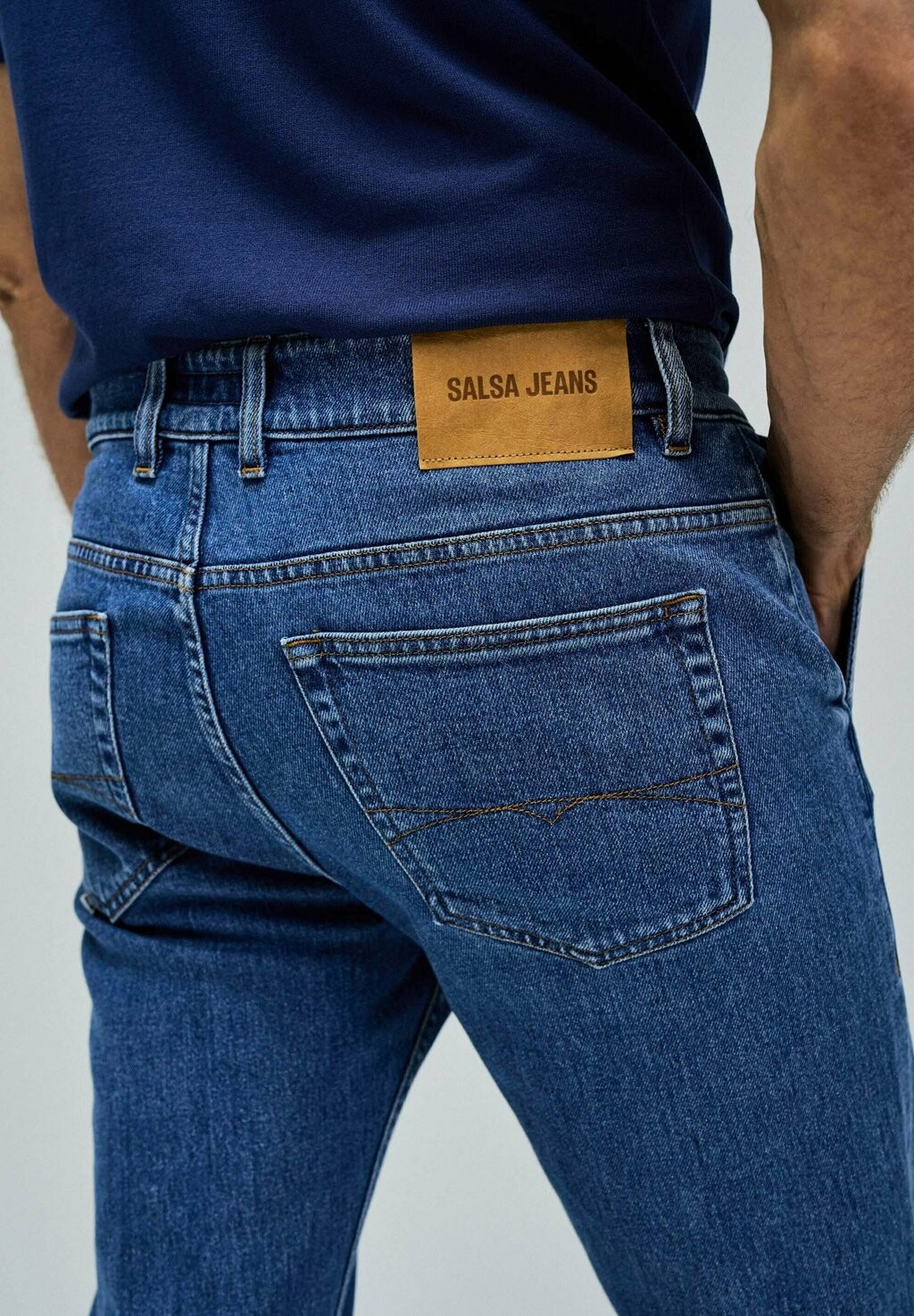 

Джинсы прямого кроя Salsa Jeans, синий