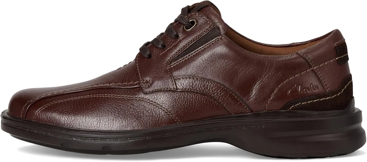 Мужские оксфорды Clarks Gessler Lace, Tan Leather — фото 4