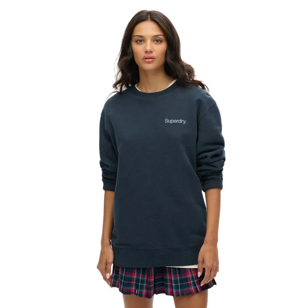 

Толстовка Superdry Core Logo City Loose, синий