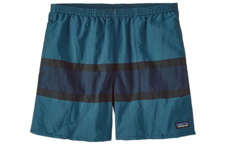 

Шорты для плавания с аппликацией логотипа Patagonia, синий