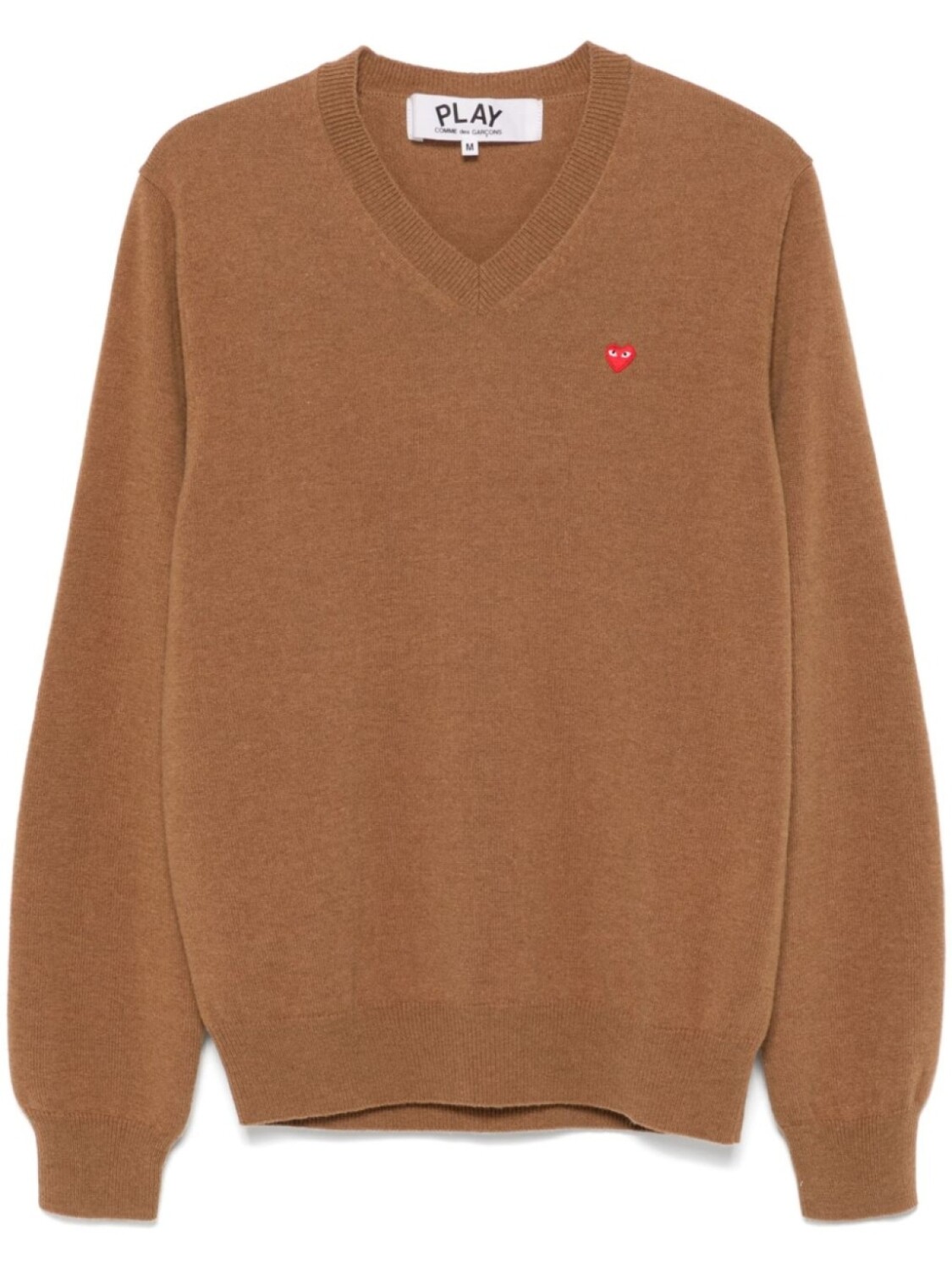 

Джемпер с нашивкой Comme Des Garçons Play, коричневый