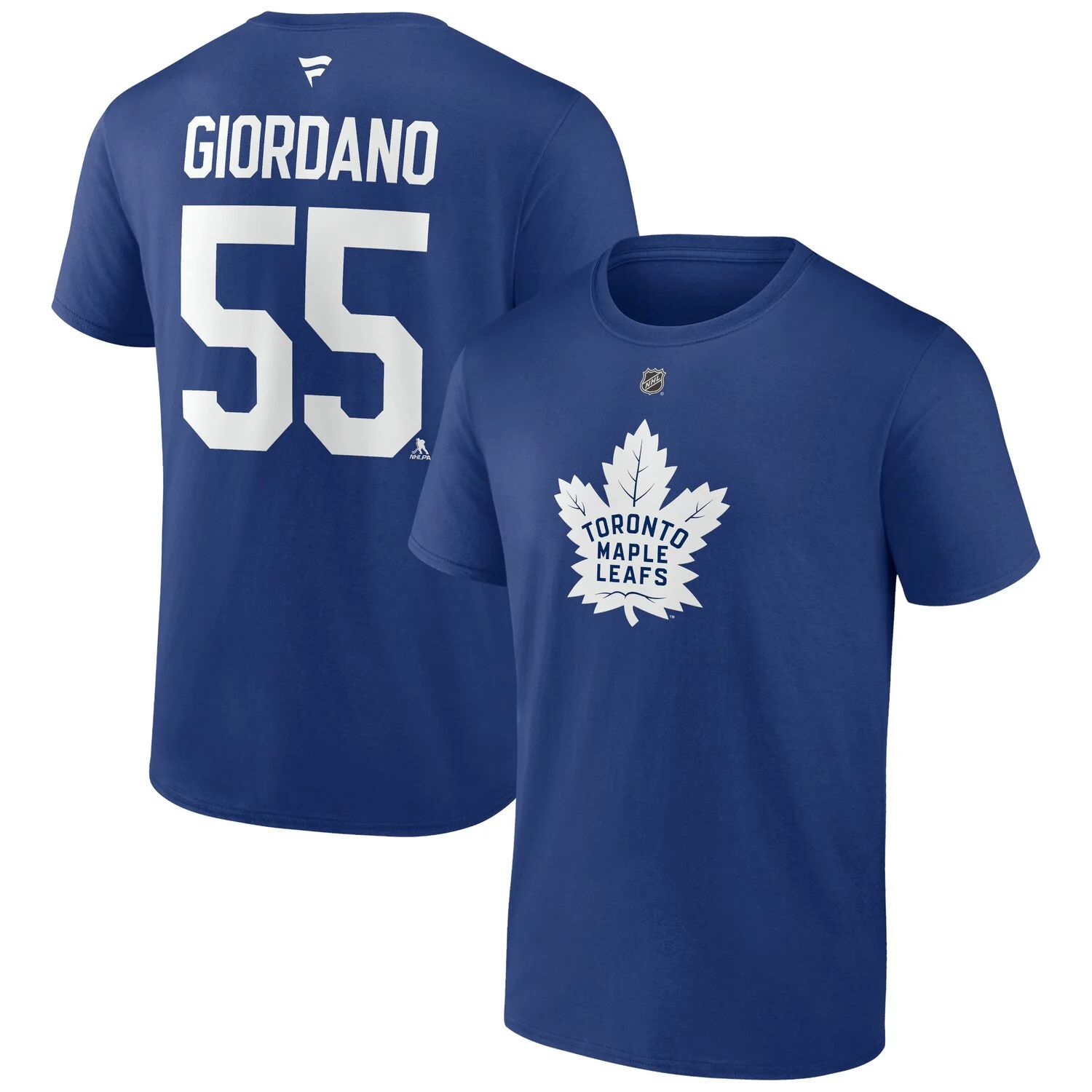 

Мужская синяя футболка с фирменным знаком Mark Giordano Toronto Maple Leafs с аутентичным именем и номером Stack Fanatics, Синий, Мужская синяя футболка с фирменным знаком Mark Giordano Toronto Maple Leafs с аутентичным именем и номером Stack Fanatics