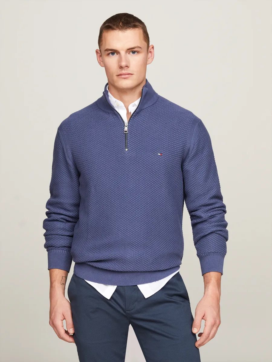 

Tommy Hilfiger Тройер "ОВАЛЬНАЯ СТРУКТУРА НА МОЛНИИ", цвет Faded Indigo