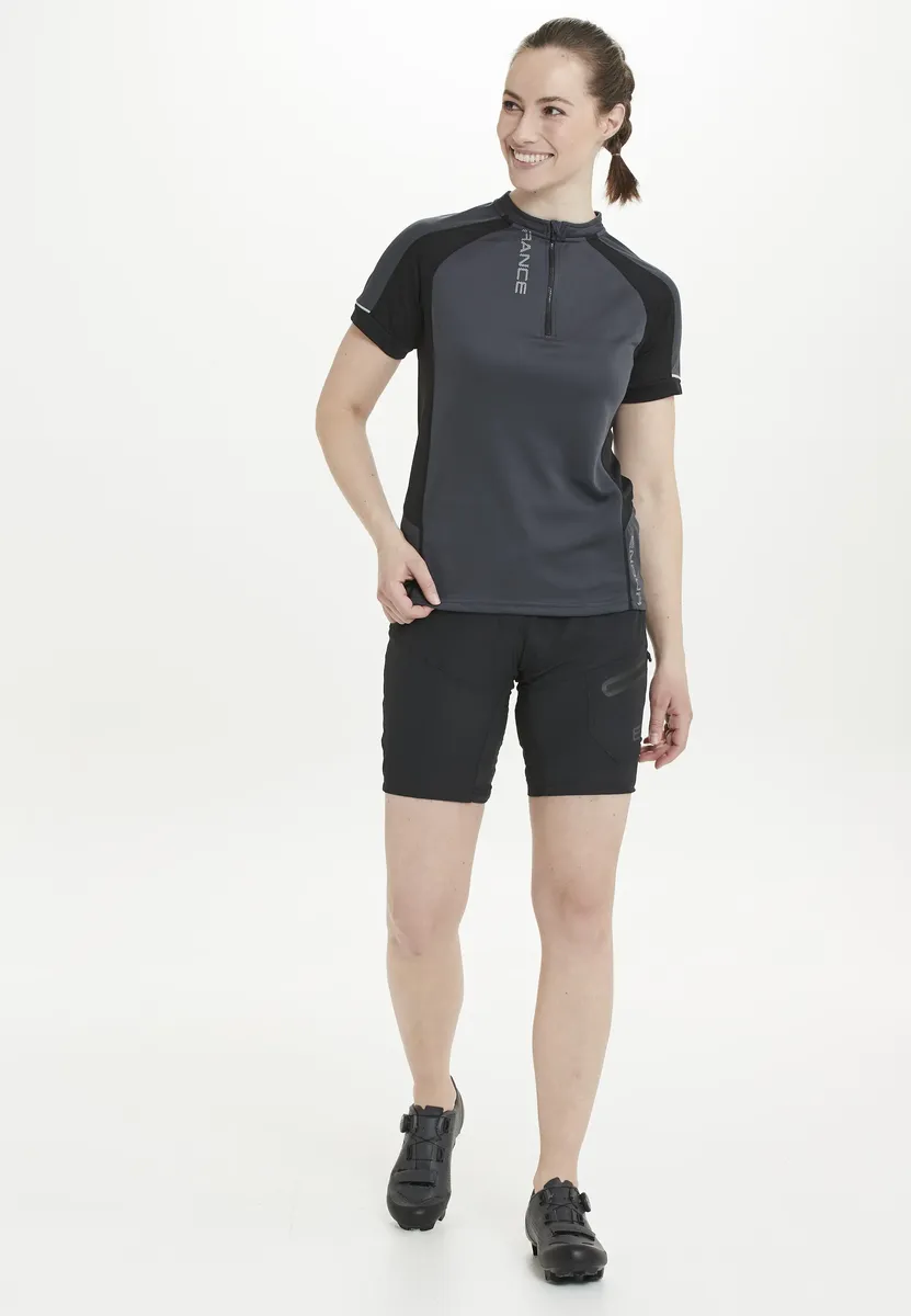 

Велосипедная майка ENDURANCE "JAVA W Bike S/S Tee" со светоотражающими деталями, черный