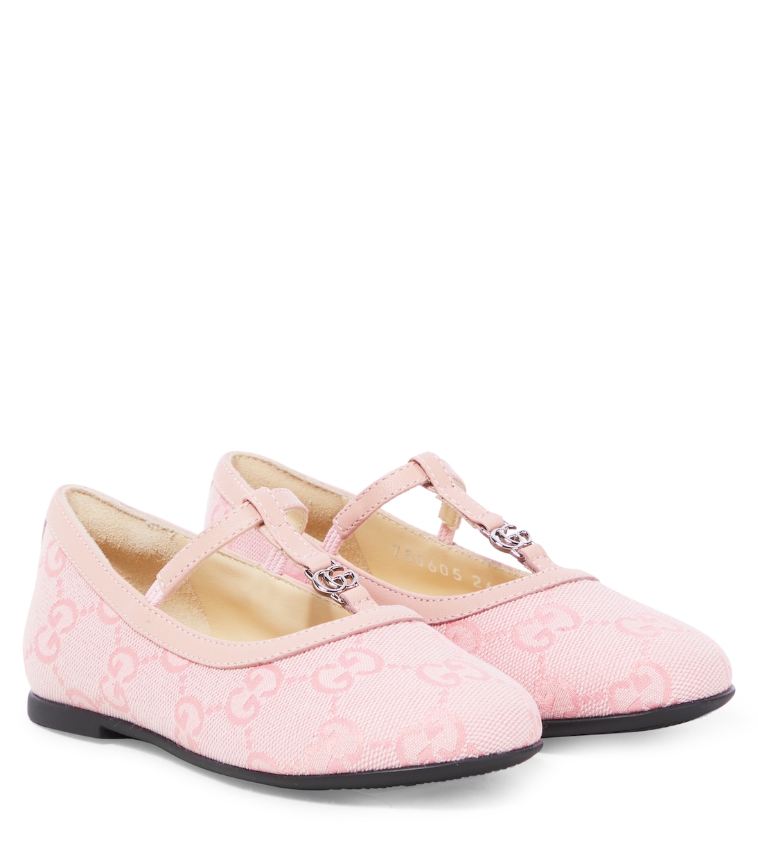 

GG Canvas балетки Gucci Kids, розовый