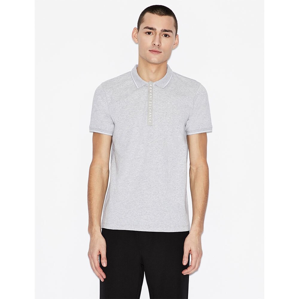 

Поло Armani Exchange 8NZF71_ZJH2Z, серый