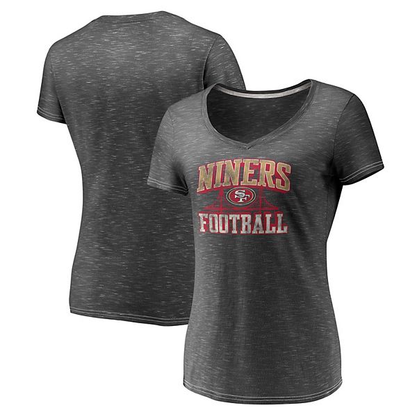 

Женская футболка с v-образным вырезом San Francisco 49ers Hometown в цвете heathered charcoal Fanatics, Черный, Женская футболка с v-образным вырезом San Francisco 49ers Hometown в цвете heathered charcoal Fanatics