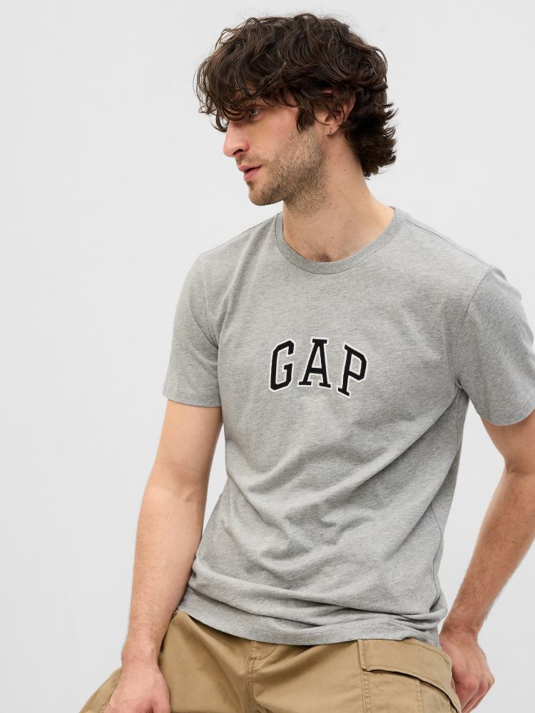 

Футболка с логотипом Gap, серый