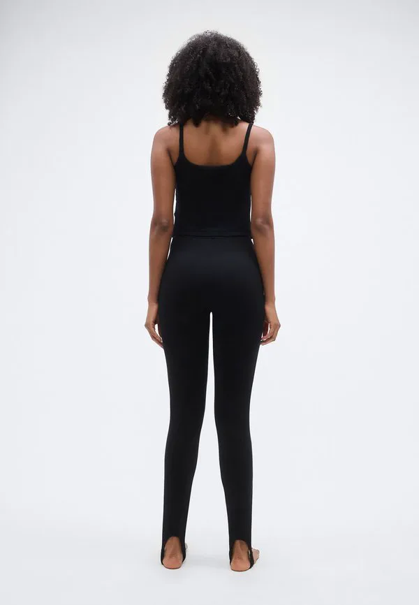 Леггинсы чулки Versace, Black — фото 3