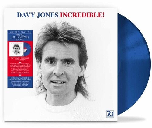 

Виниловая пластинка Jones, Davy - Incredible - Blue Vinyl