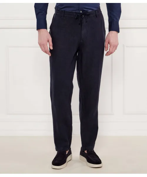 

Льняные брюки Regular fit Aeronautica Militare, синий