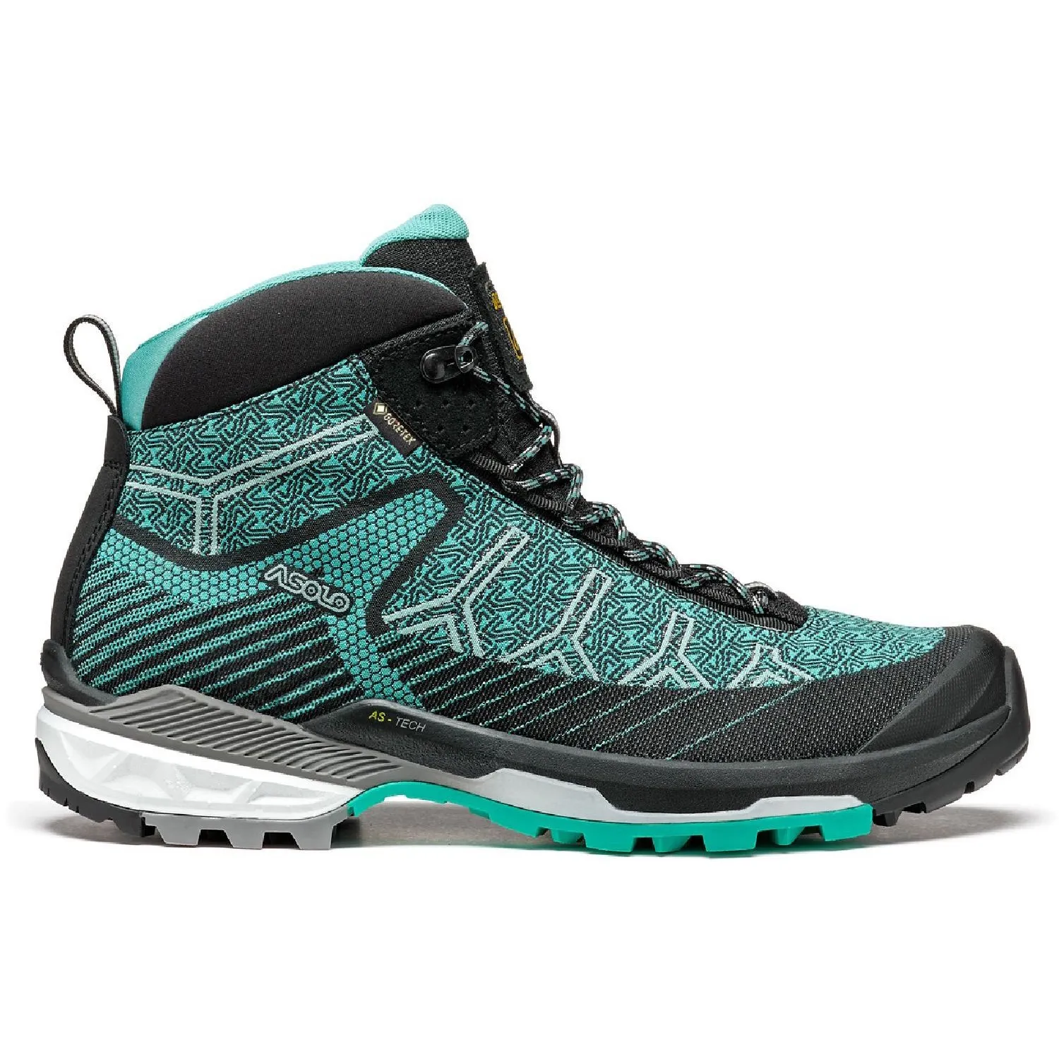Женские треккинговые ботинки Falcon EVO Jacquard GV Asolo, Black/Aqua Green