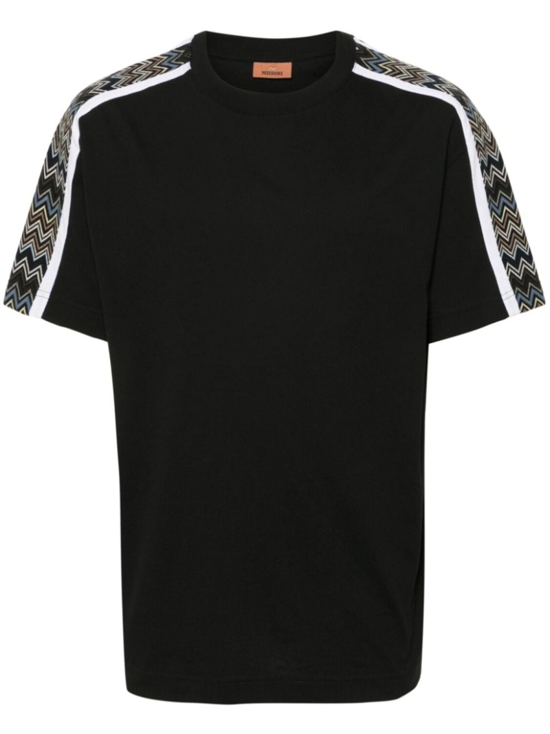 

Missoni футболка с узором зигзаг, черный