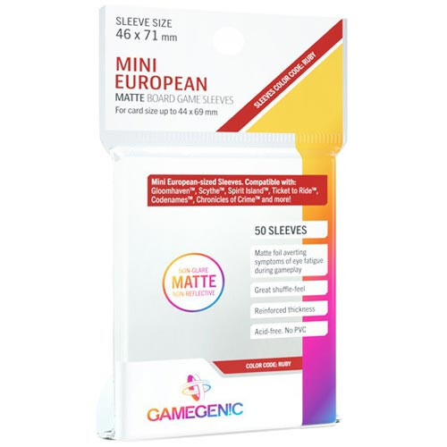 

Карточная игра Gamegenic Gamegenic Matte Sleeves: Mini European