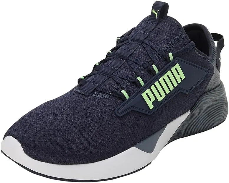 Кроссовки PUMA Unisex Retaliate 2 Hyperwave Straßen-Laufschuh, Puma Navy Black Navy Speed Green Inky Blue Puma Black