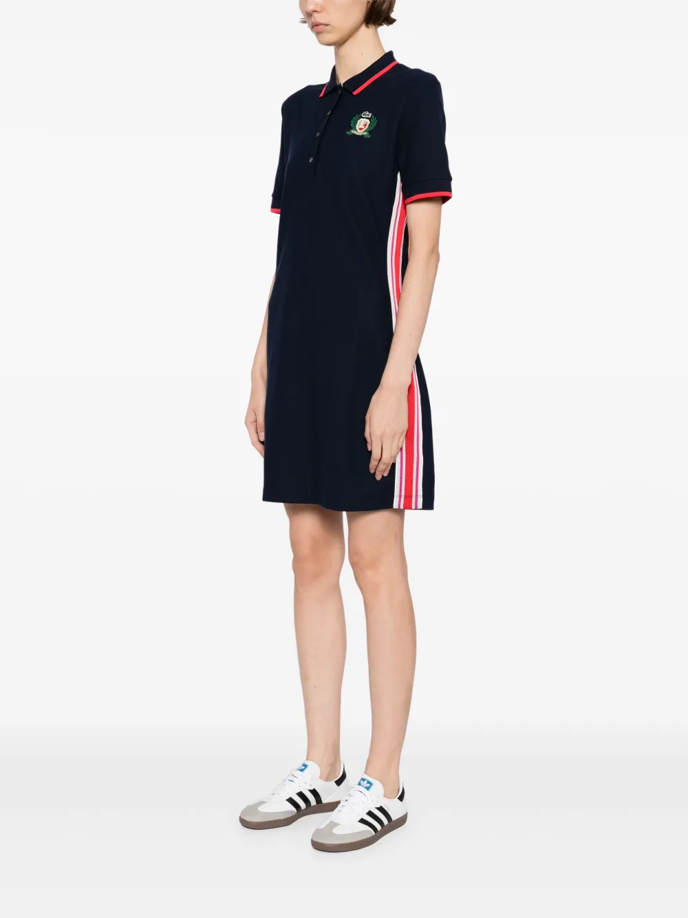 Платье-поло Slim Fit от French Made Lacoste, синий — фото 3