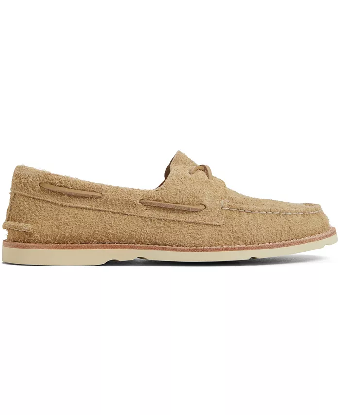 Оригинальные мужские туфли-лодочки с двумя люверсами Ripple Sperry, коричневый/бежевый — фото 2