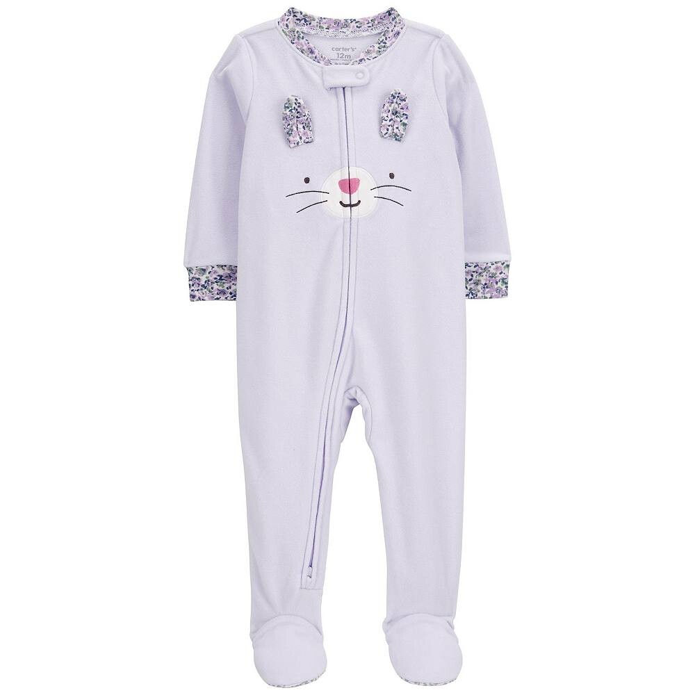 

Флисовая пижама Carter's Bunny для маленьких девочек, 1 шт., пижама Footie, цвет Bunny