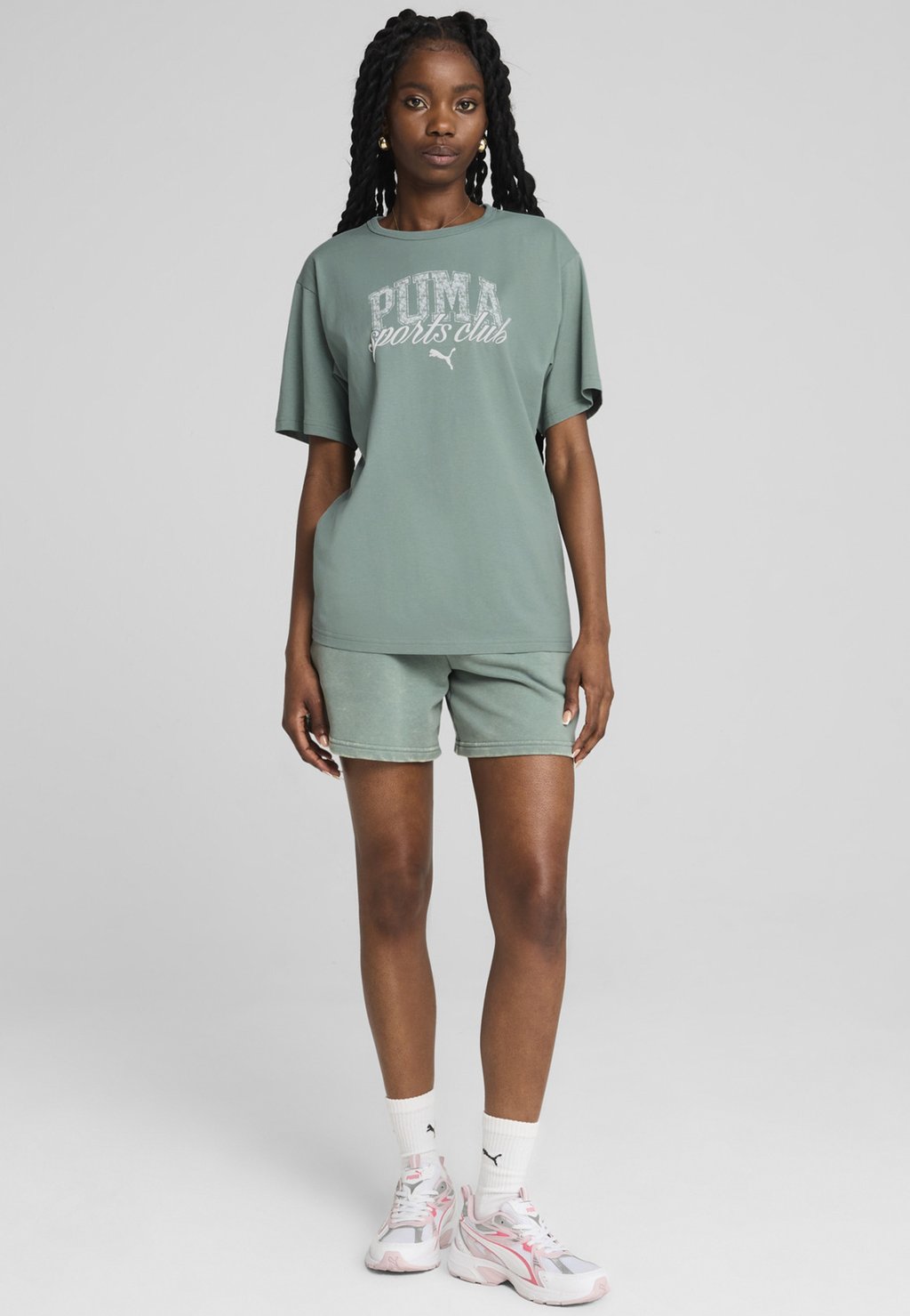 

Футболка с принтом CLASS RELAXED TEE Puma, зеленый
