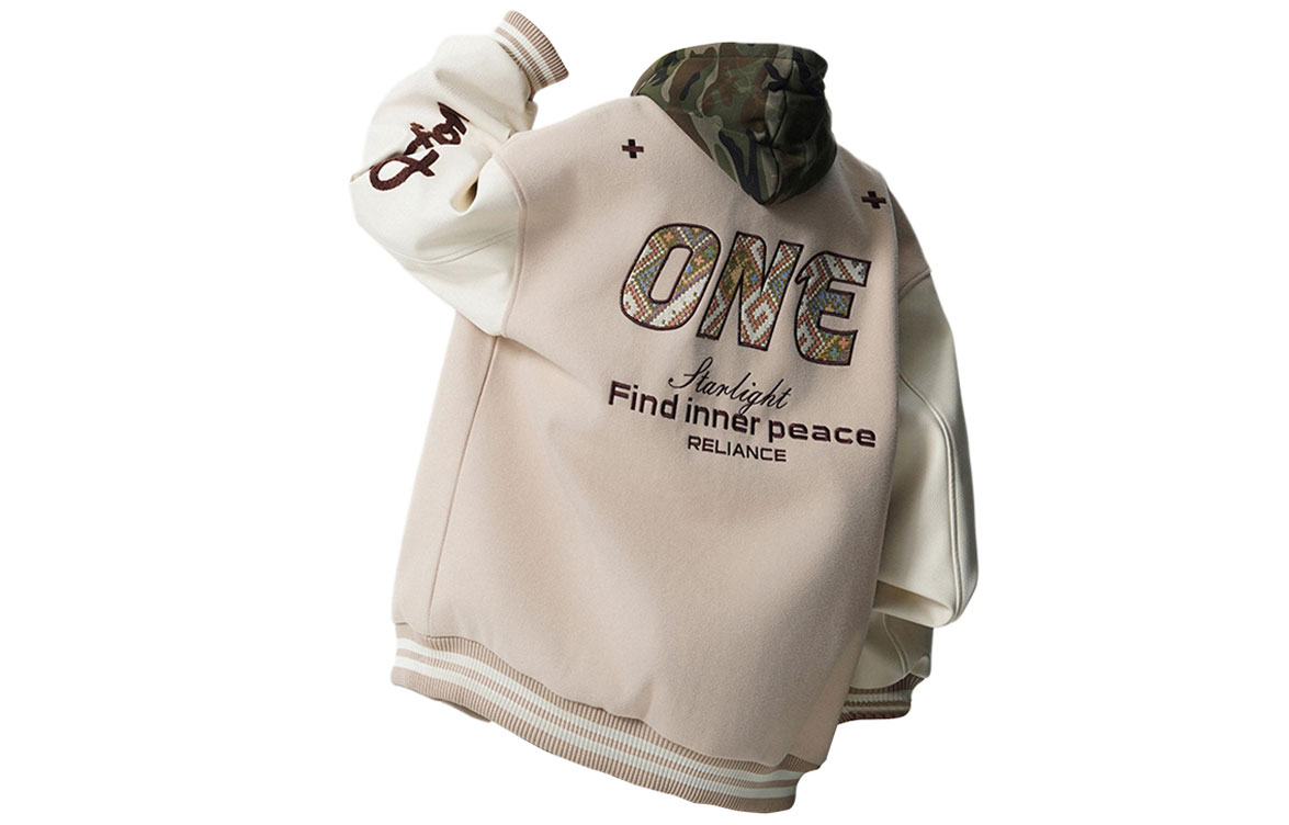 

Пуховик Unisex Baseball Collar Thickened ZIAREL, хаки[removable logo]