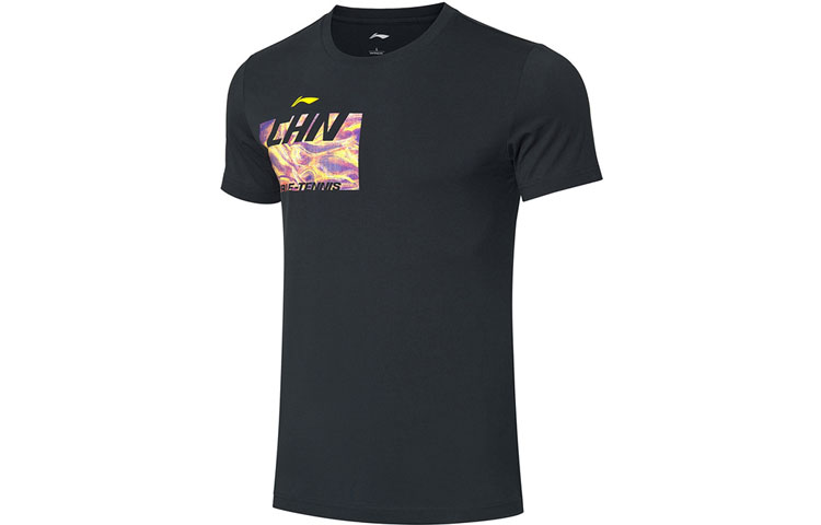 

Футболка для настольного тенниса мужская LINING, черный