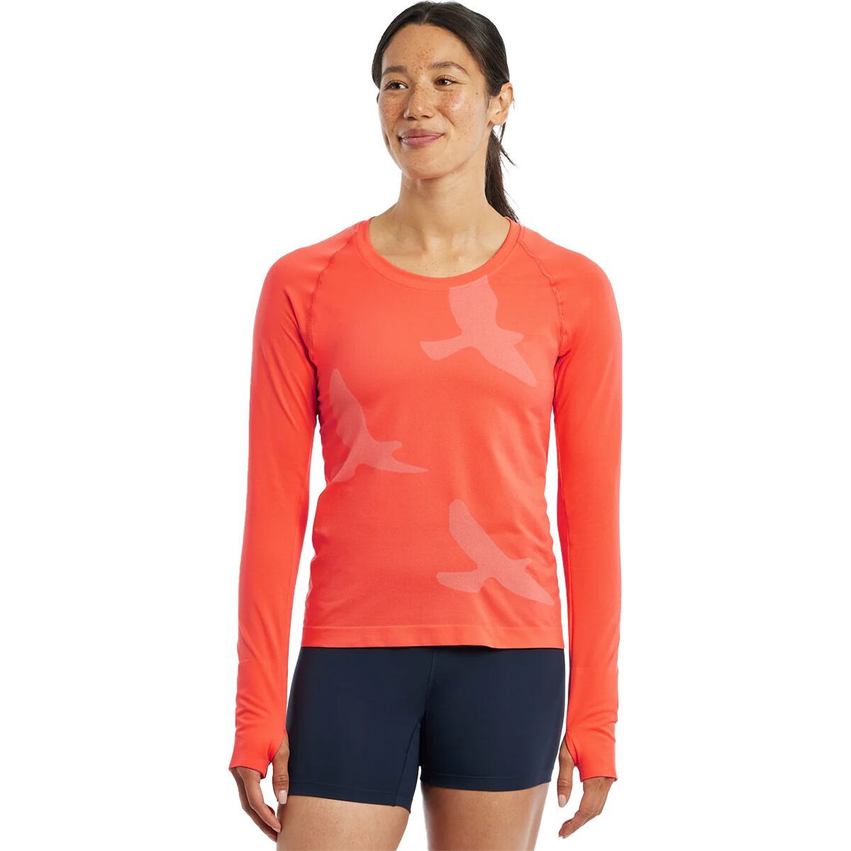 

Длинный топ с рукавами Altitude Oiselle, цвет alpenglow