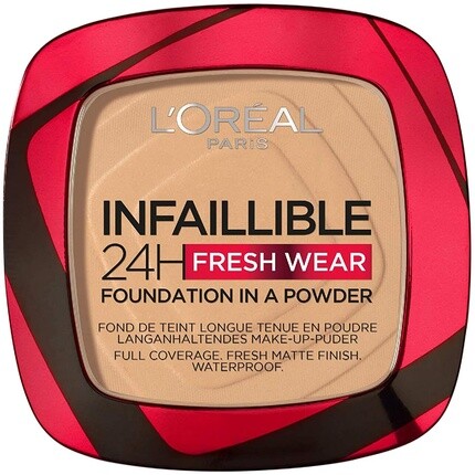 

L'Oreal Paris Infallible 24H Fresh Wear Powder Foundation Стойкое матирующее покрытие 200 Золотой песок L'Oréal