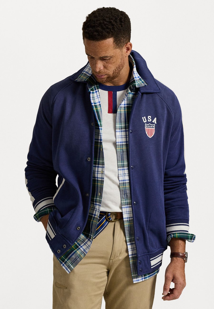 

Толстовка Polo Ralph Lauren Big & Tall FLEECE GRAPHIC JACKET, Dark Blue/Black, Черный, Толстовка Polo Ralph Lauren Big & Tall FLEECE GRAPHIC JACKET, Dark Blue/Black