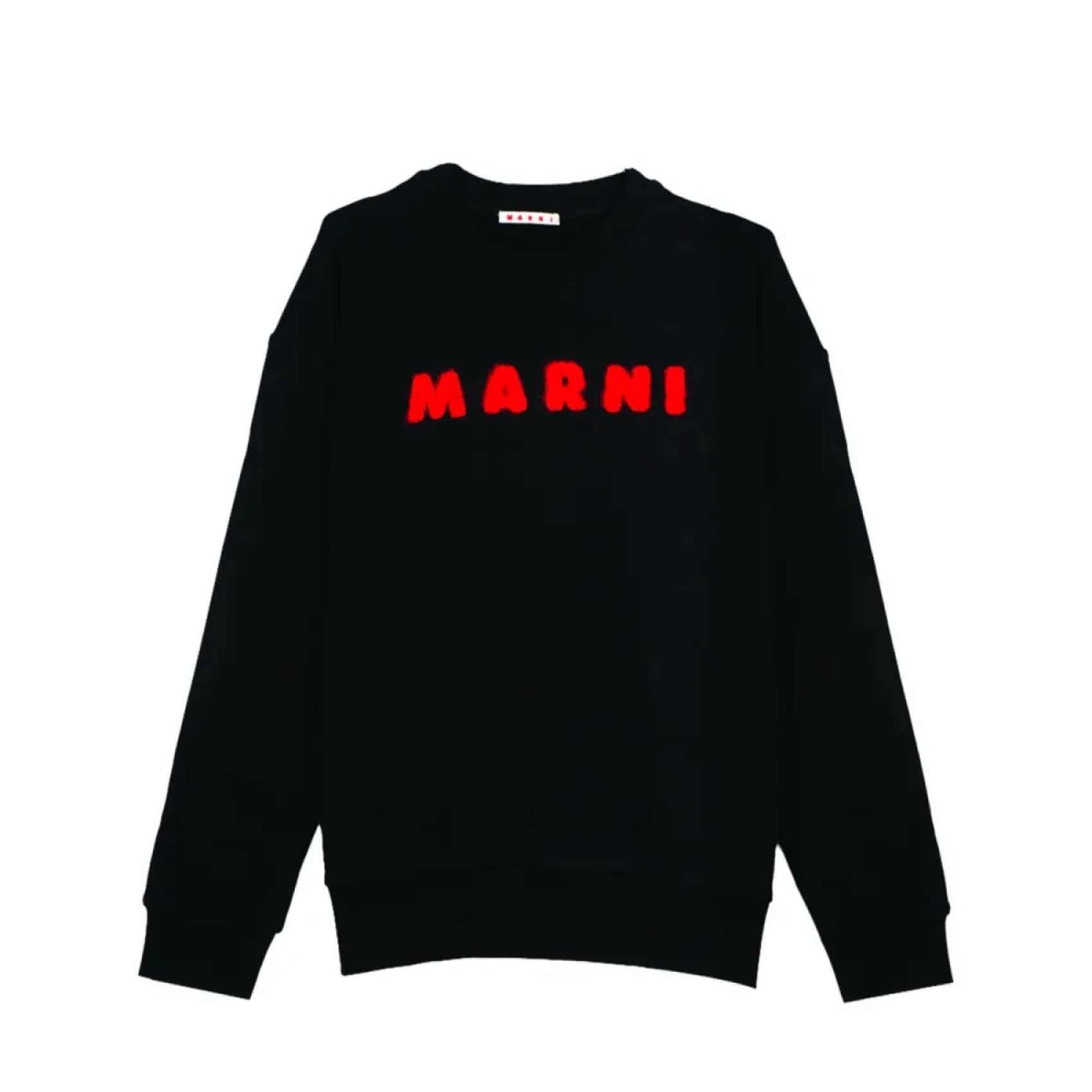 

Marni толстовка с вышитым логотипом, черный