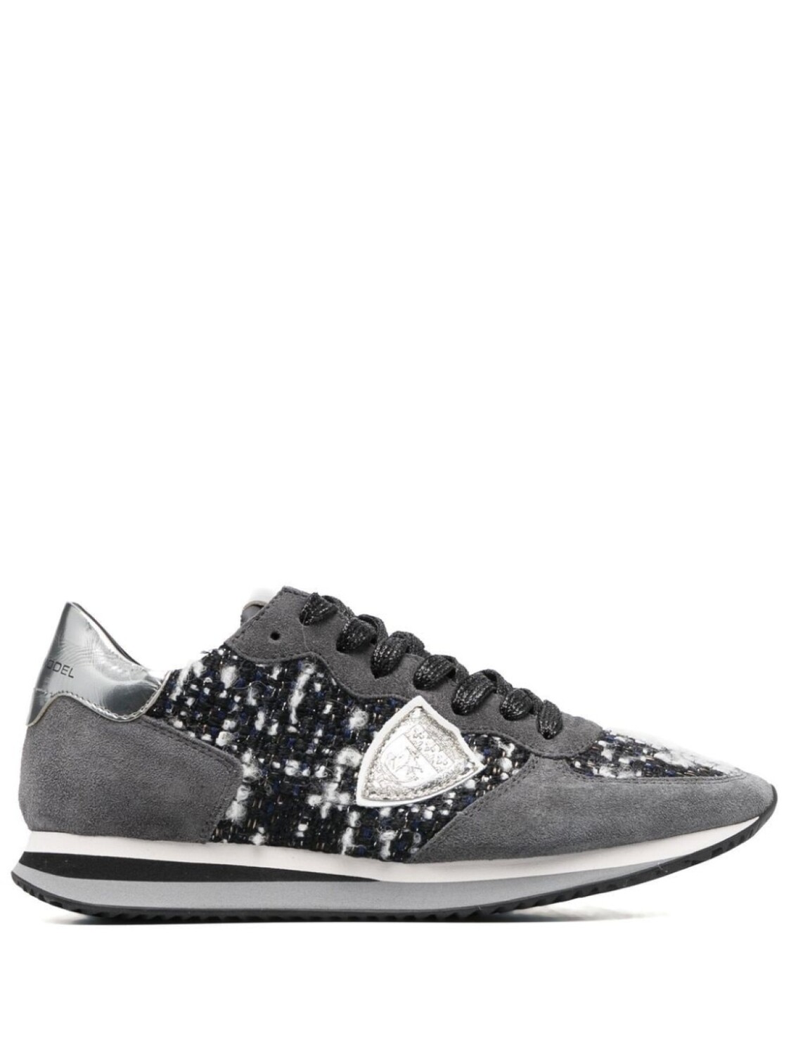 

Кроссовки Philippe Model Lace-up, темно-серый/черный/серебристый