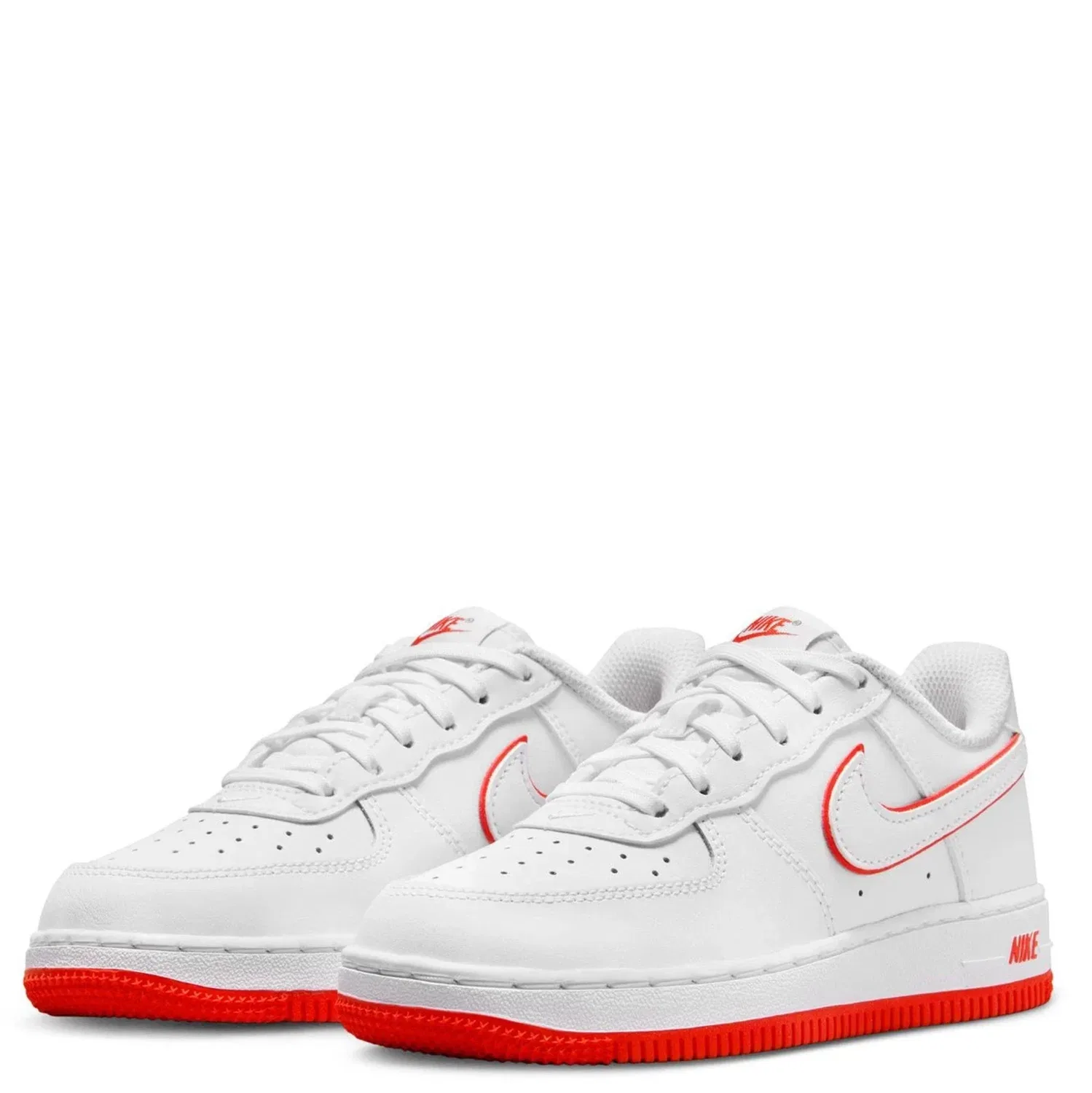 Детские кроссовки Nike Force Low EasyOn FJ48 - белые, повседневная обувь HTAT28