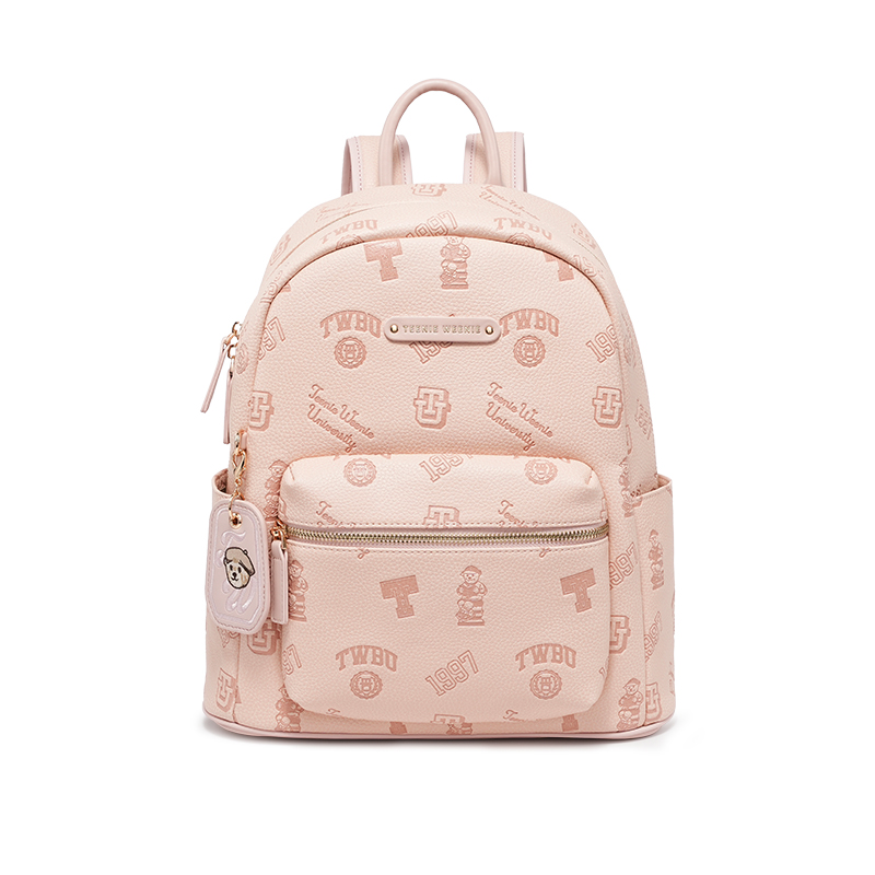 

Teenie Weenie Женский рюкзак ПУ кремово-абрикосовый желтый, Cherry Blossom Pink-L