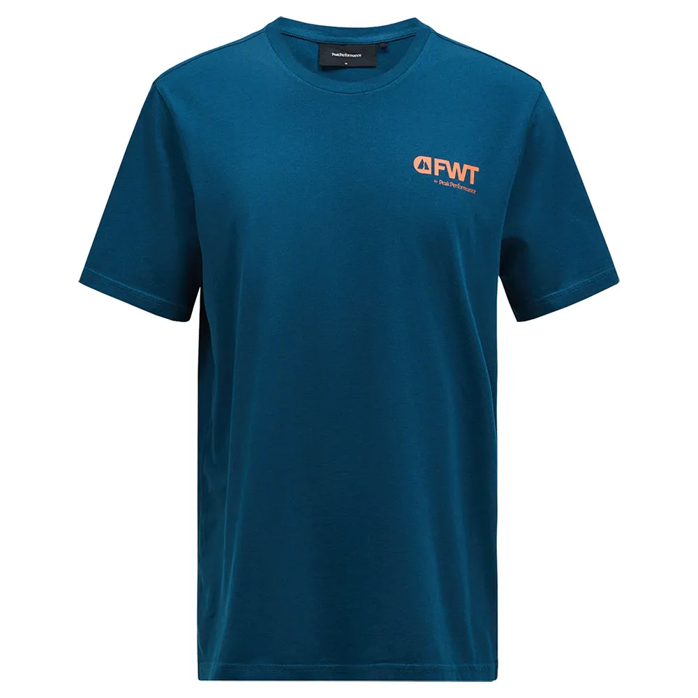 

Футболка с коротким рукавом Peak Performance Freeride World Tour Pow, синий