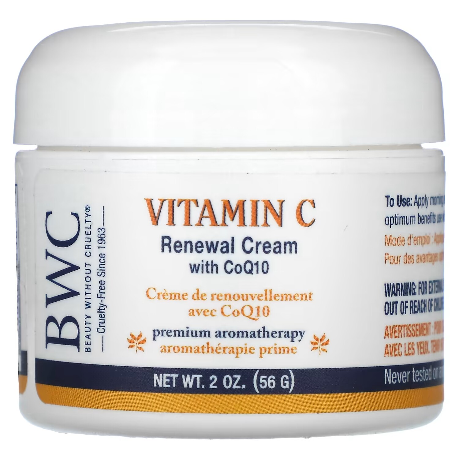 

Beauty Without Cruelty Обновляющий крем с витамином С и CoQ10, 2 унции (56 г)