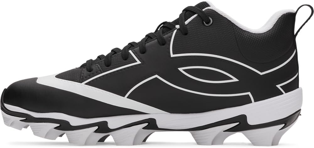 

Under Armour мужские бейсбольные бутсы Leadoff Icon Mid, (001) Black/Black/Anthracite