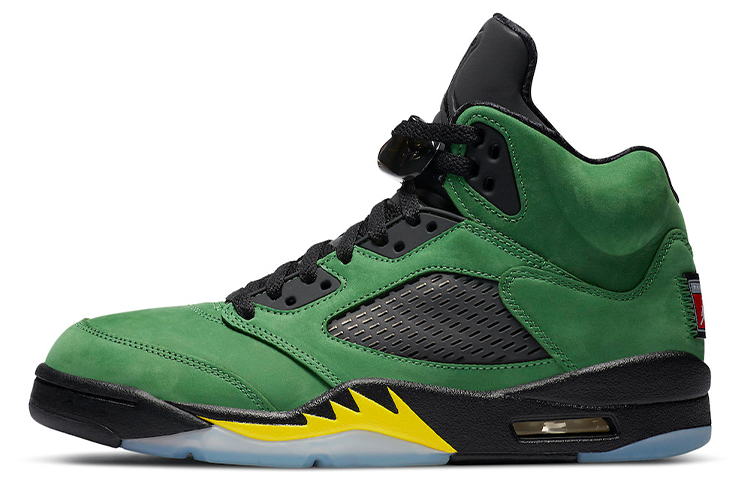 

Кроссовки Jordan Air Jordan 5 Vintage Basketball Unisex, зеленый/черный