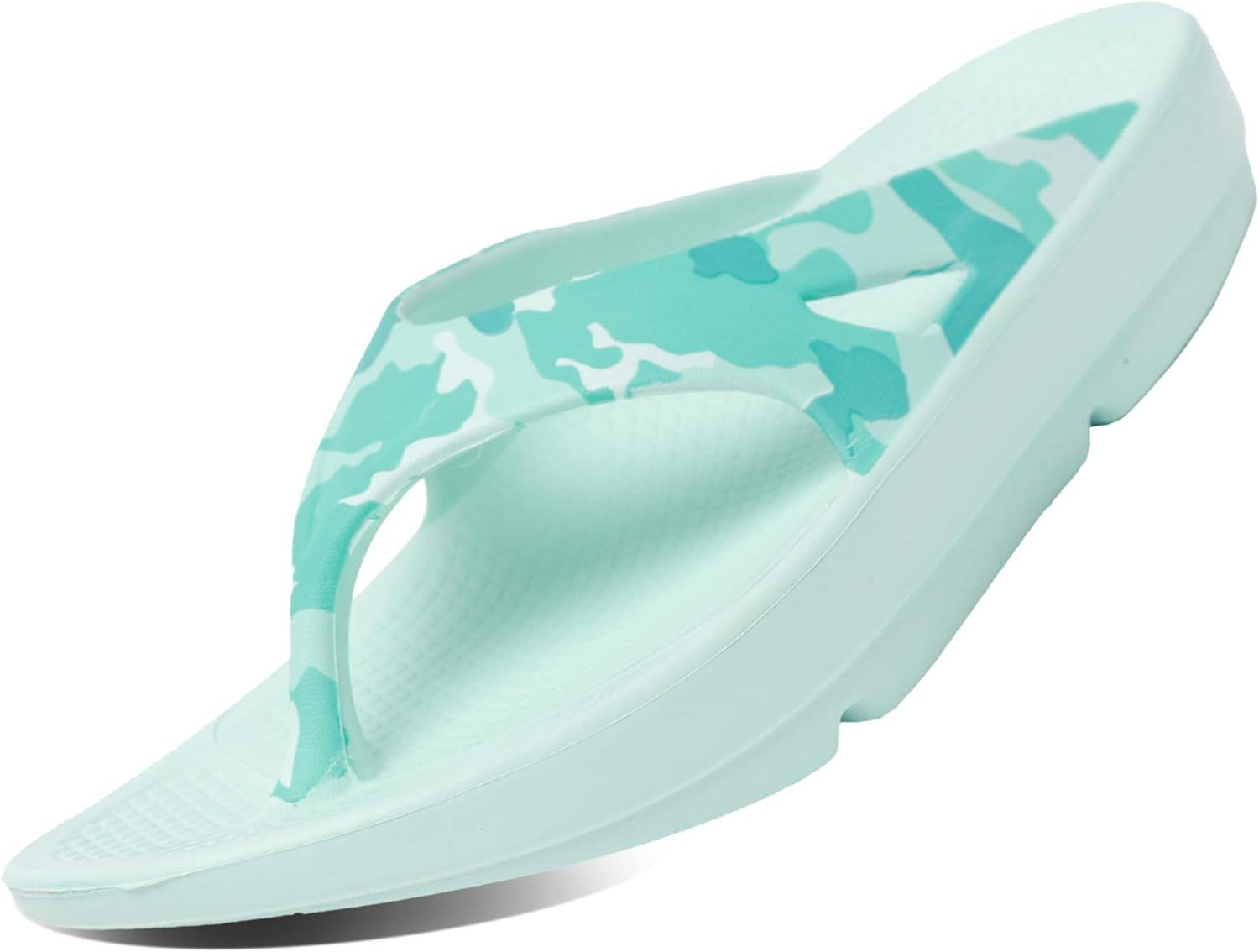 

Сандалии HUHV Recovery Comfort - ортопедические шлепанцы и слайд-сандалии с поддержкой свода стопы и дополнительной амортизацией EVA для мужчин и женщин, Flipflop - Ocean Camo