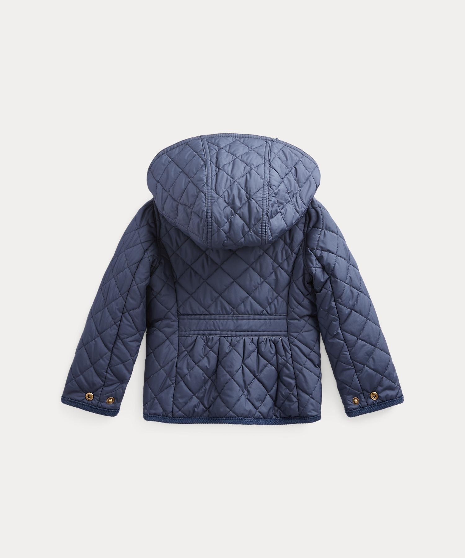Стеганая водоотталкивающая куртка от ожогов (для девочек, 2-6 лет) Polo Ralph Lauren, 410 Navy — фото 3