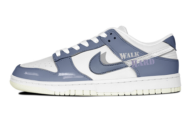 

Кроссовки Nike Dunk Skateboarding Shoes Women's Low-top Purple, белый