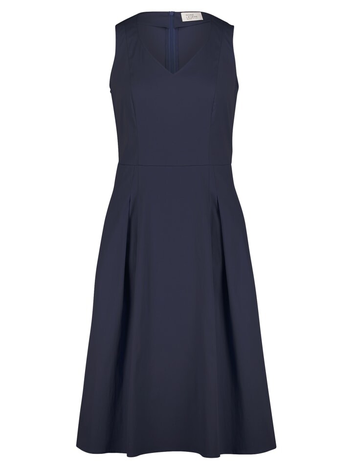 

Короткое платье Vera Mont Sommerkleid mit V-Ausschnitt, цвет Night Sky