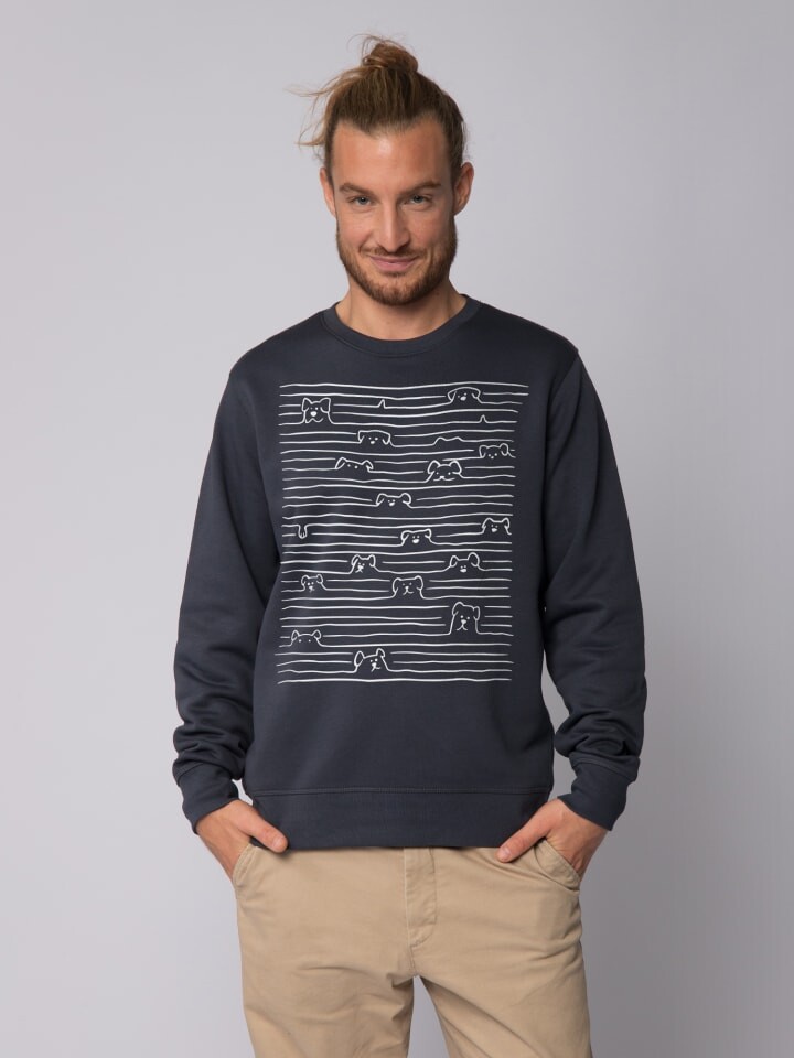 

Толстовка wat Apparel Doodle Dogs, цвет india ink grey