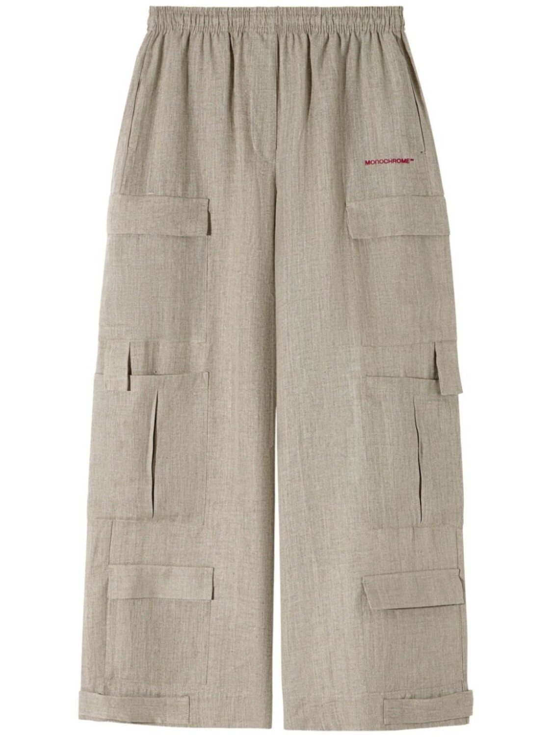 

ОДНОКРАСНЫЕ брюки Trava Raw Monochrome, серый