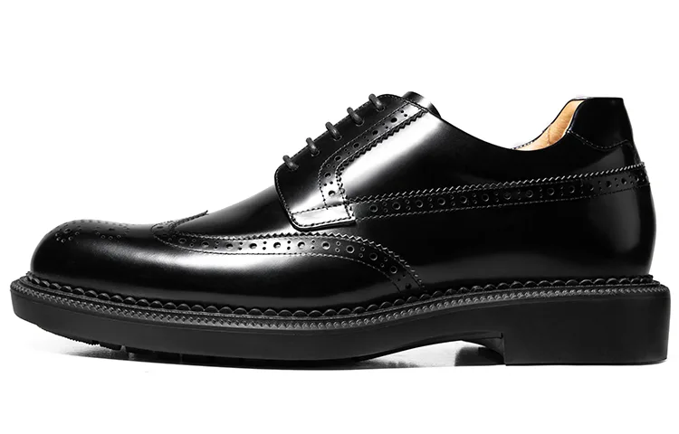 THOM WILLS Туфли мужские Top Grain Cow Leather Black