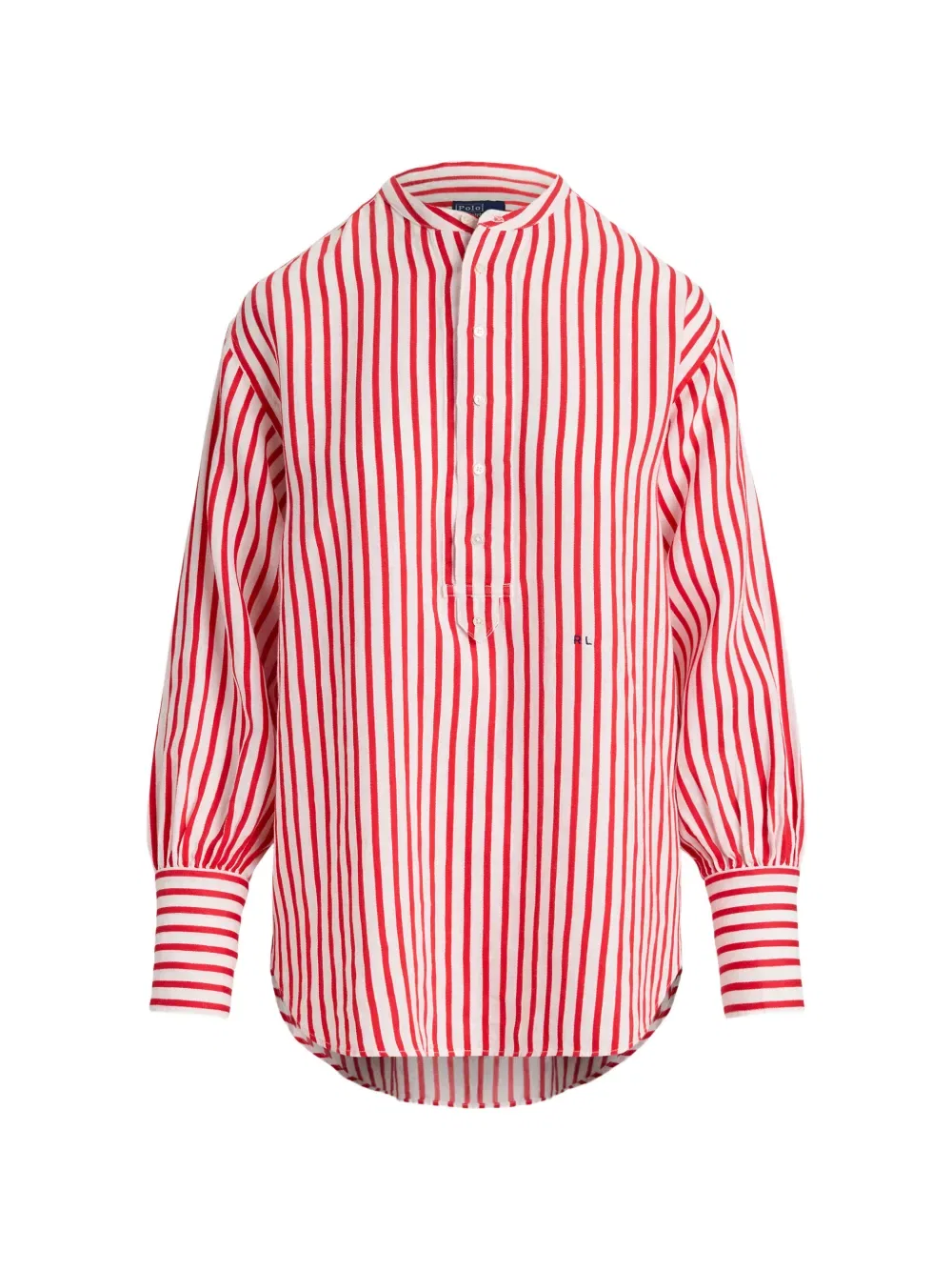 Полосатая рубашка с длинными рукавами Polo Ralph Lauren, красный