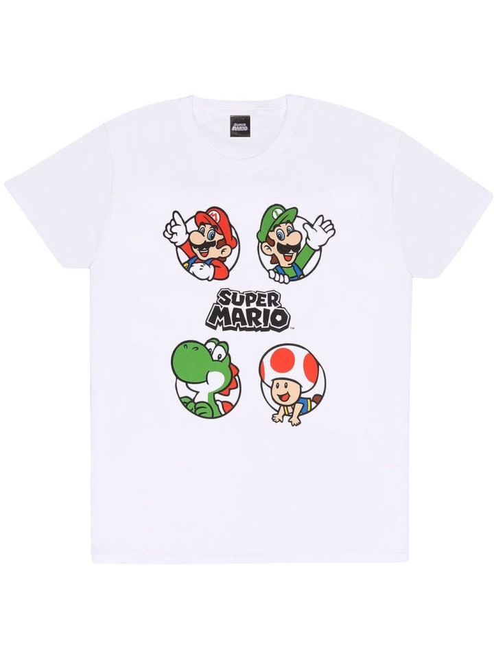 

Футболка Circles T-Shirt белого цвета Super Mario, Белый, Футболка Circles T-Shirt белого цвета Super Mario