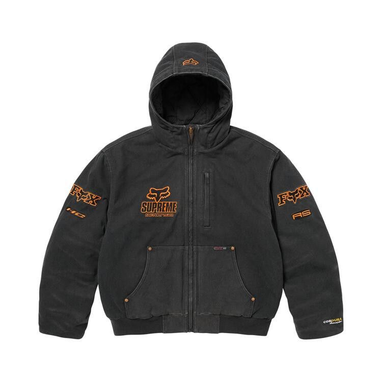 

Куртка Supreme x Fox Racing Hooded Work Jacket 'Black'