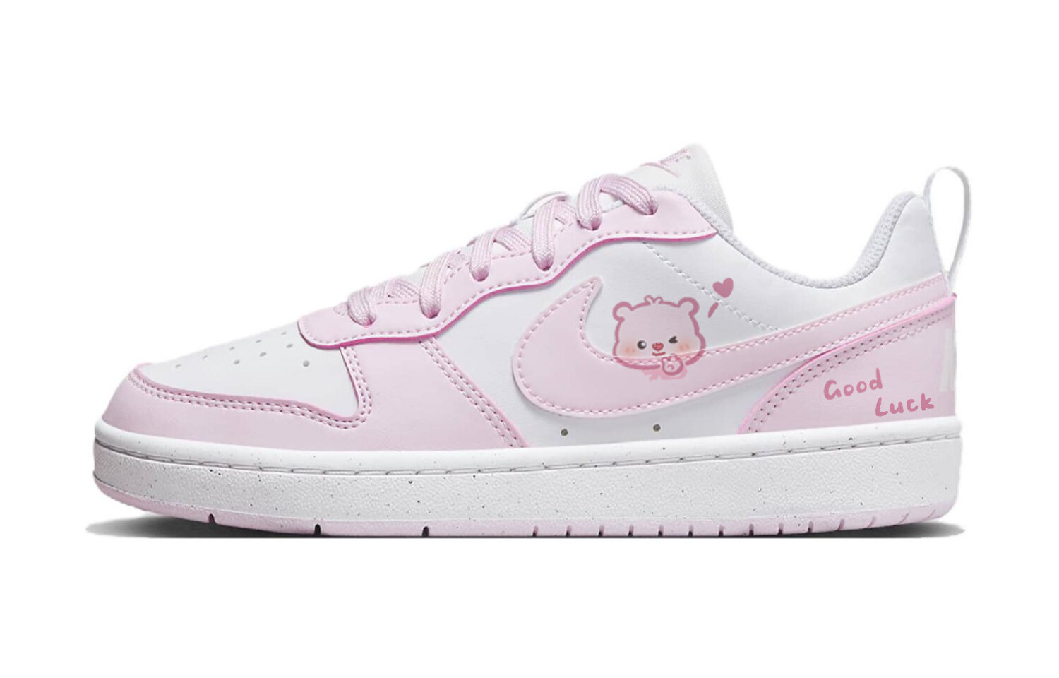 

Кроссовки Nike Court Borough Series Skateboarding Shoes Women's Low-top Pink, цвет Lotus Color
